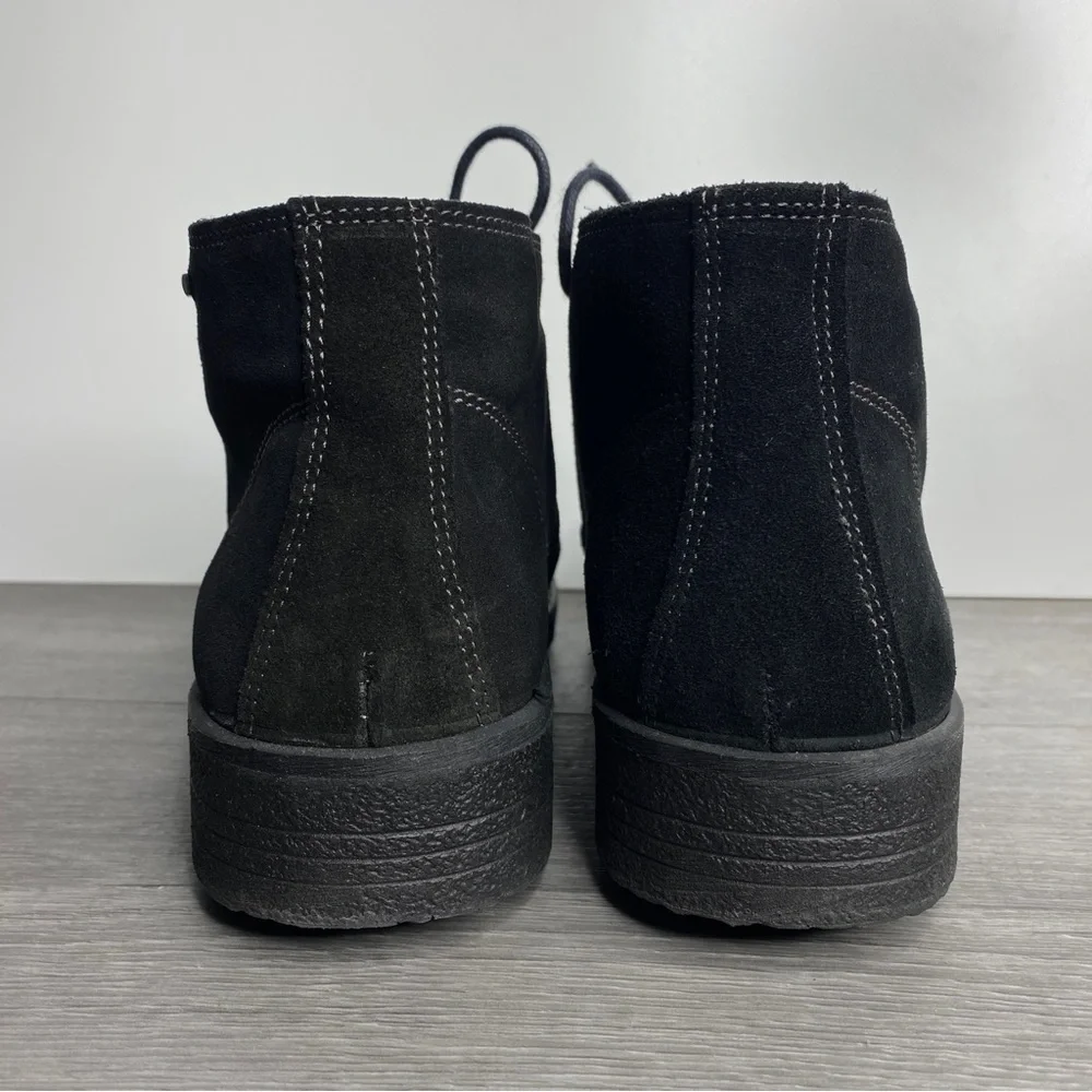 Men’s ara Made in Italy Goretex Lace Up Chukka Boot Black Size 40 / US 7